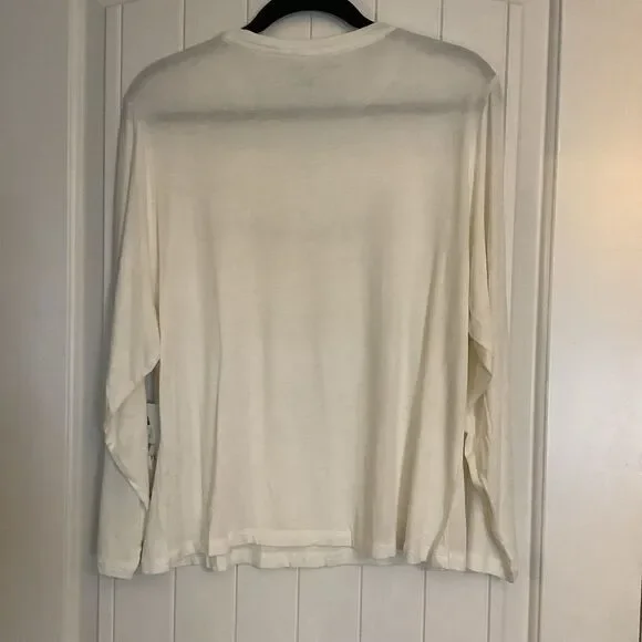 NWT❤️ Kendall & Kylie long sleeve T-shirt‎ with Rose Gold Bling! - Picture 4 of 4